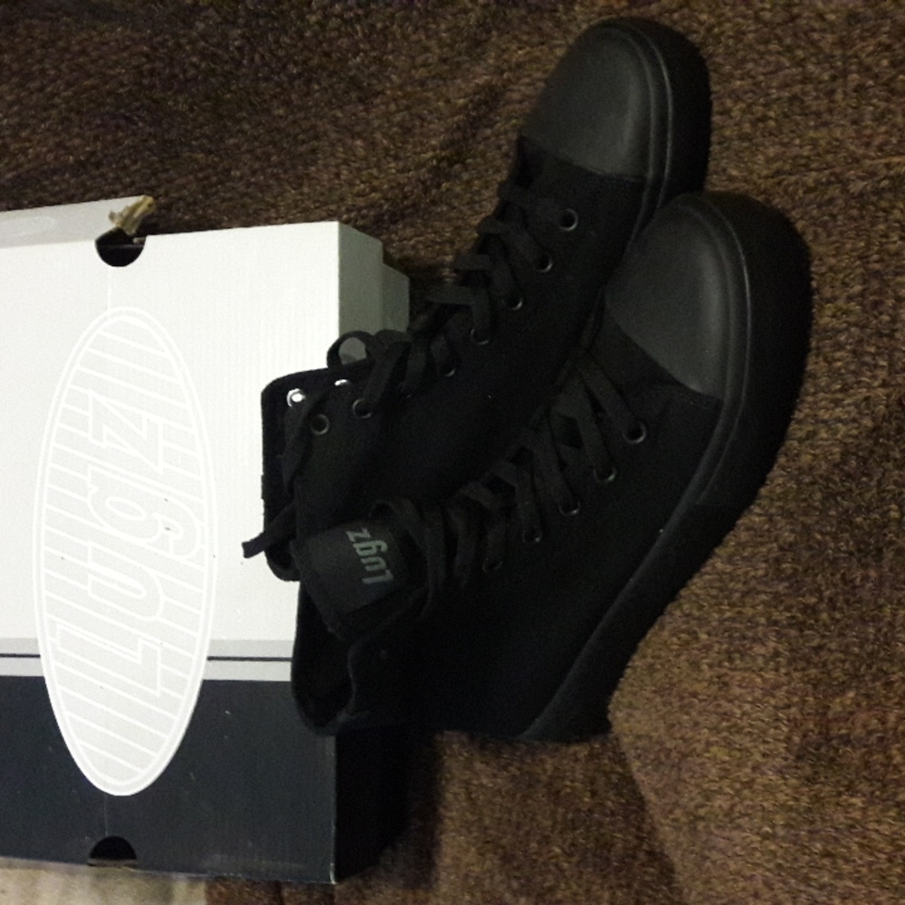 Lugz Stagger HI black 8.5 womens high top
